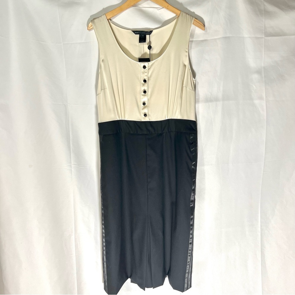 Marc Jacobs NWT SILK Tuxedo Wool 10 Cocktail Prom Wedding Party Dress Formal - Picture 11 of 12